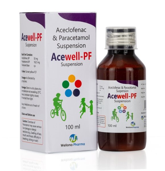 Aceclofenac Paracetamol Suspension