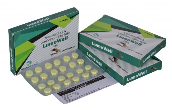 Artemether 20mg Lumefantrine 120mg Tablets