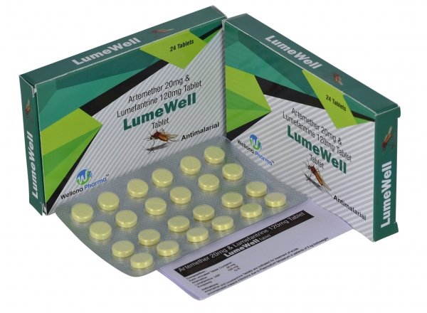 Artemether 20mg Lumefantrine 120mg Tablets
