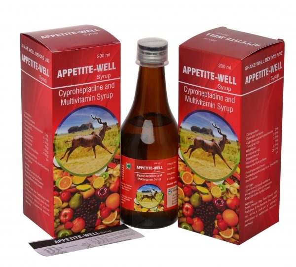 Cyproheptadine and Multivitamin Syrup