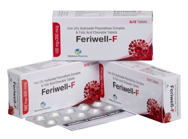 Iron (III) Hydroxide Polymaltose Complex & Folic Acid Chewable Tablets