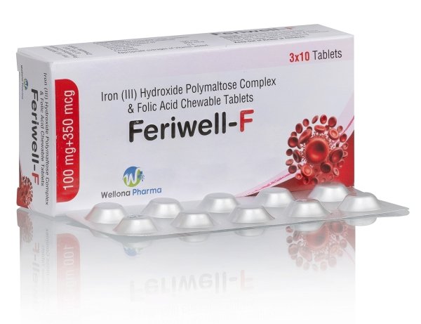 Iron (III) Hydroxide Polymaltose Complex & Folic Acid Chewable Tablets