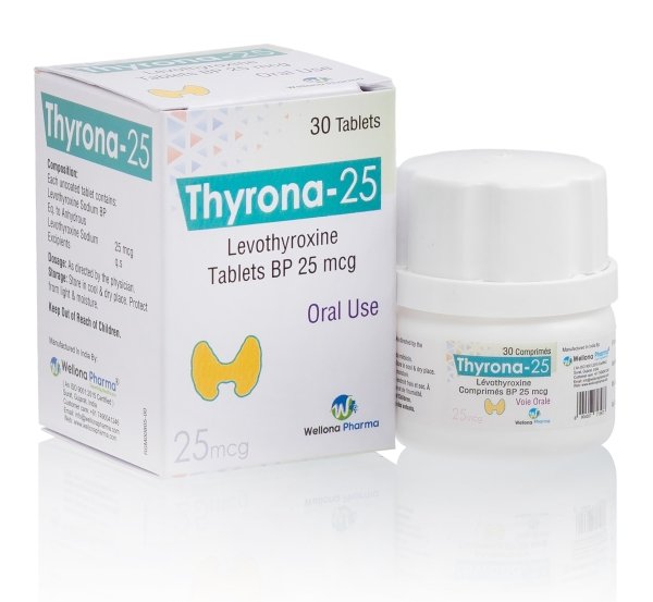 Levothyroxine 25mcg Tablets