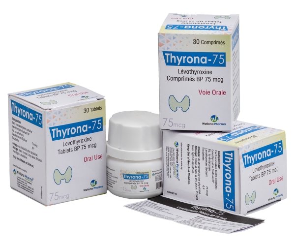 Levothyroxine 75mcg Tablets