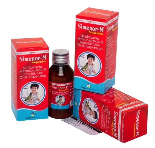 Norfloxacin Metronidazole and Simethicone Oral Suspension