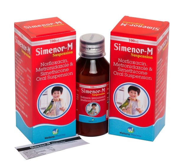 Norfloxacin Metronidazole and Simethicone Oral Suspension