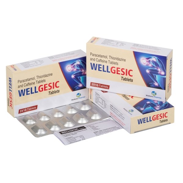 Paracetamol, Thioridazine & Caffeine Tablets