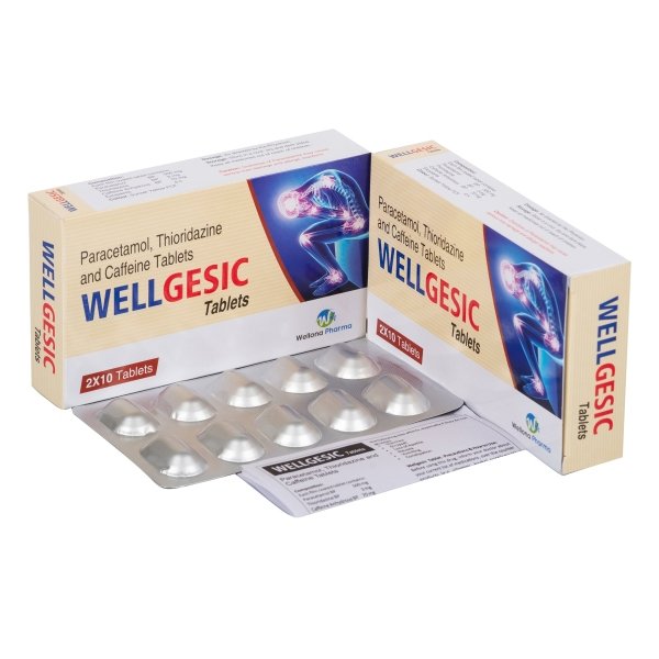 Paracetamol, Thioridazine & Caffeine Tablets