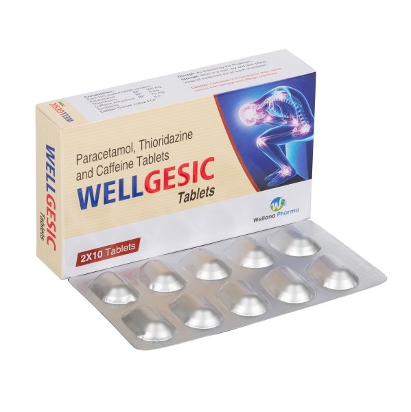 Paracetamol, Thioridazine & Caffeine Tablets