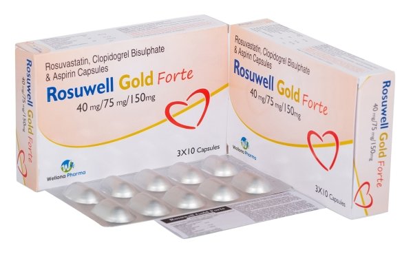 Rosuvastatin Clopidogrel and Aspirin Capsules