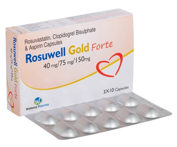Rosuvastatin Clopidogrel and Aspirin Capsules
